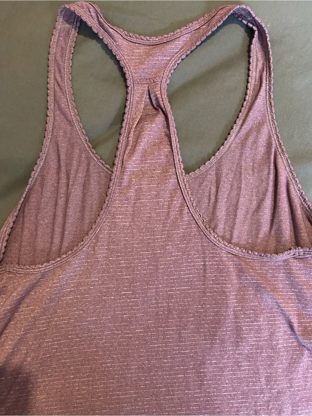 lululemon athletica Heathered Mauve Racerback Tank